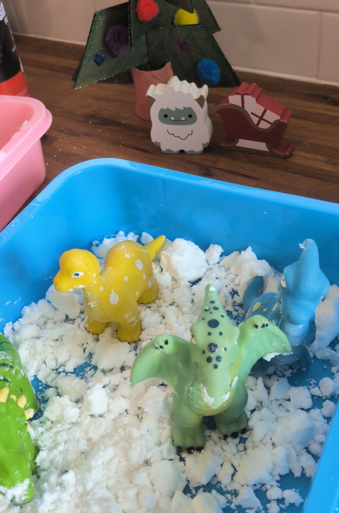 Homemade Snow - Cooking With Toddlers